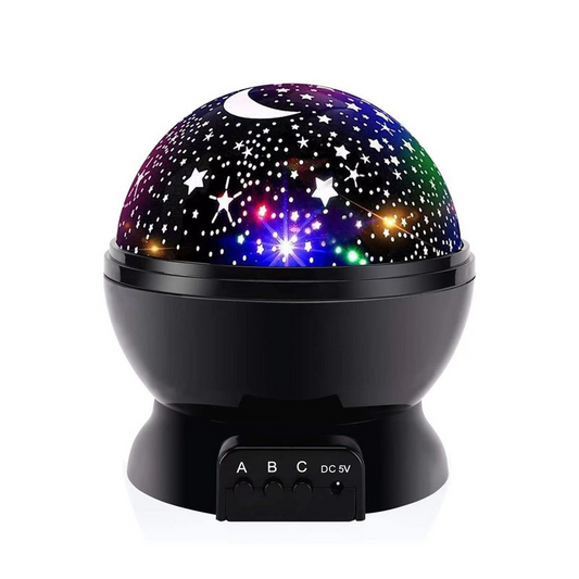 Colorful Spherical Rotating Star Projection Lamp