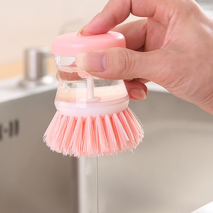 Kitchen Household Detergent Wash Pot Brush Brush Pot {Pack Of 3}