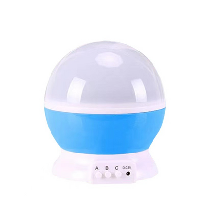 Colorful Spherical Rotating Star Projection Lamp