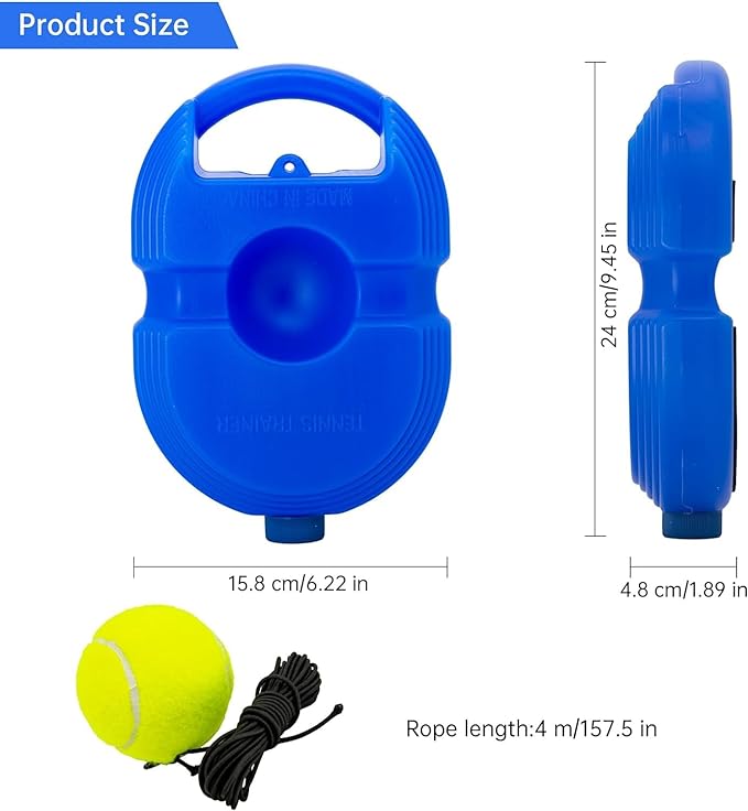 Tennis Trainer Rebound Ball Set, Self Practice Equipment Tennis Practice Training Tool for Self, Portable Tennis Equipment for Kids Beginners