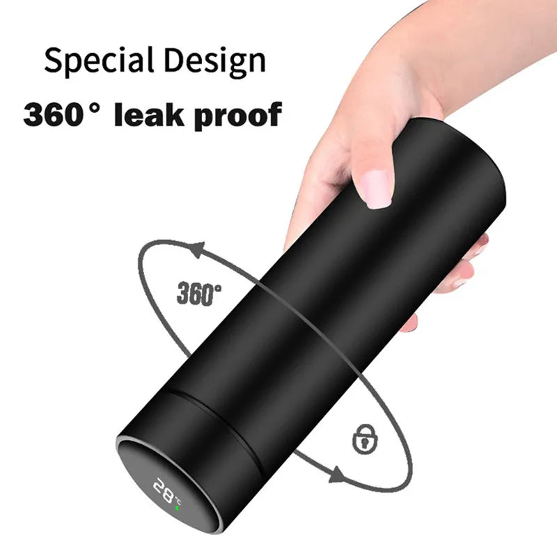 500ML Smart  LED  Temperature Display Stainless Steel  Bottle