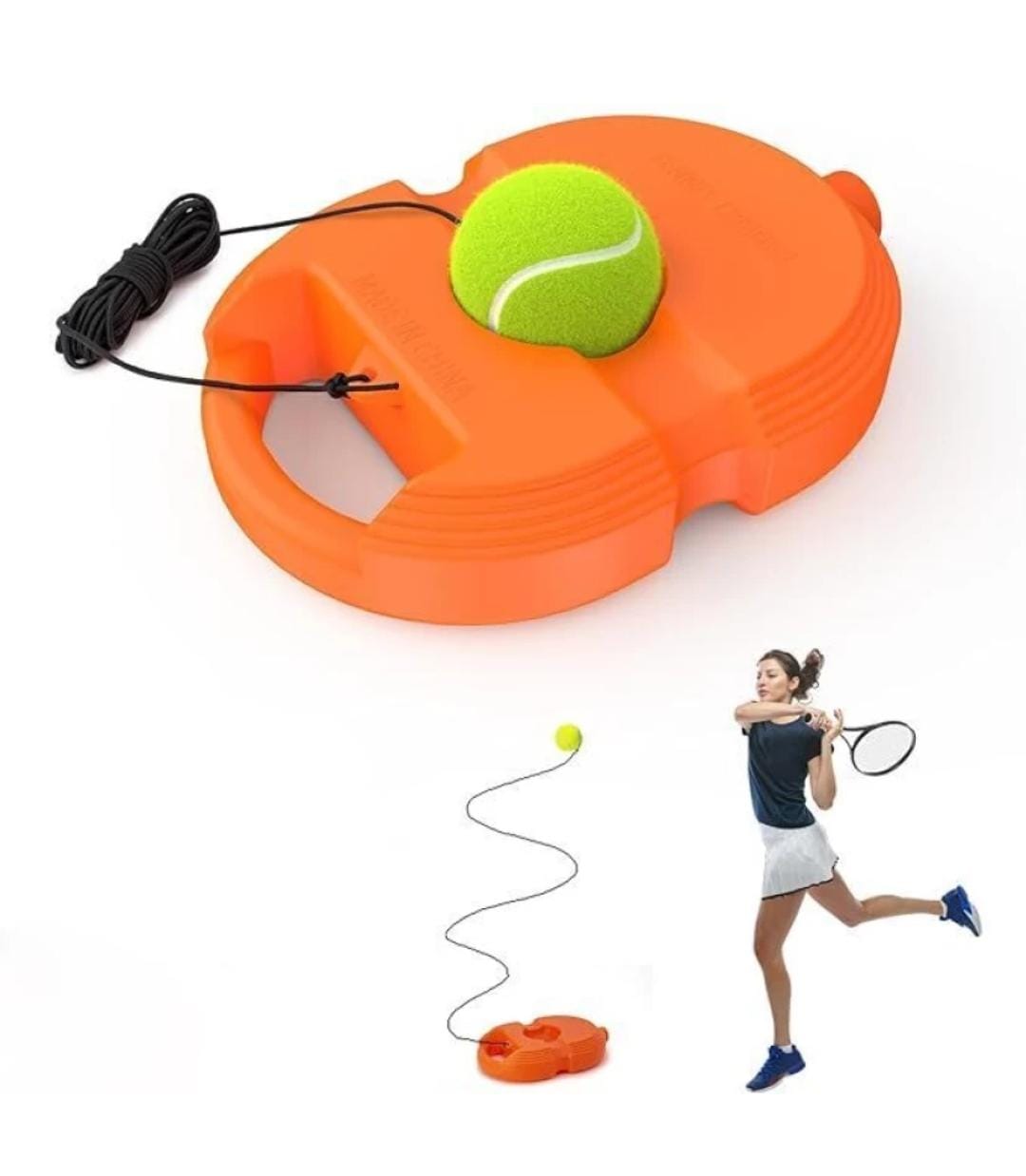 Tennis Trainer Rebound Ball Set, Self Practice Equipment Tennis Practice Training Tool for Self, Portable Tennis Equipment for Kids Beginners