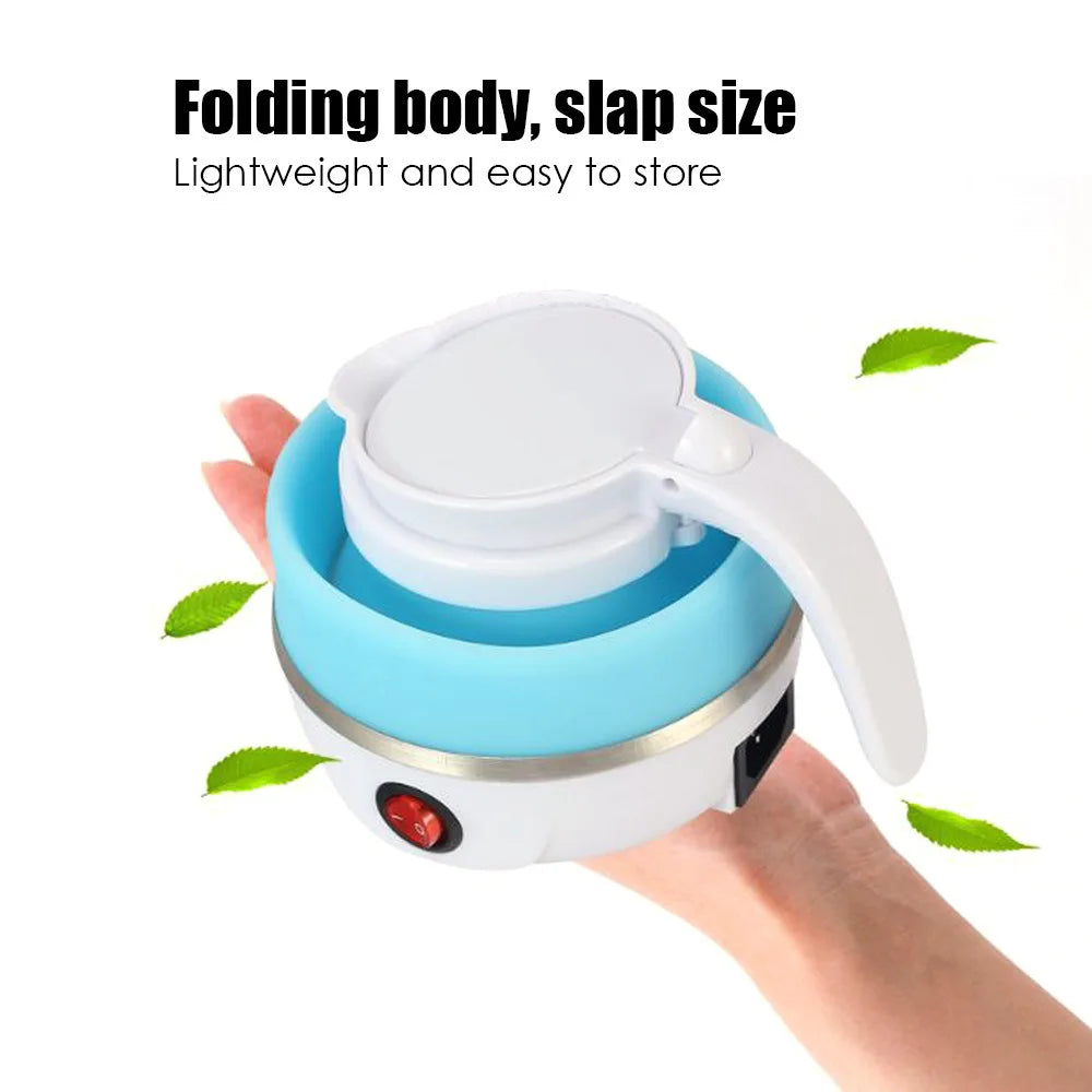 Foldable silicone electric kettle