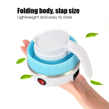 Foldable silicone electric kettle