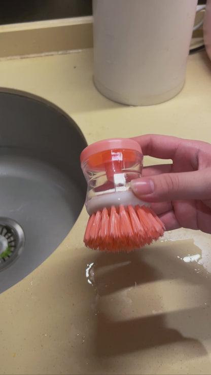 Kitchen Household Detergent Wash Pot Brush Brush Pot {Pack Of 3}